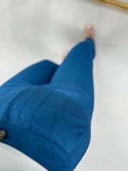 Gk Yün Efektli Zr Model Mavi Pantolon