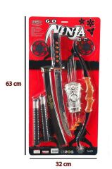 Oyuncak Savaşçı Oklu Ninja Kılıç Seti 10 Parça