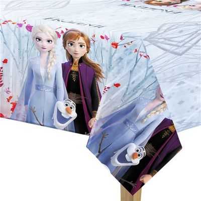 dzc kuzenler çanta disnep frozen 2 parti süs masa örtüsü günlük 120*180