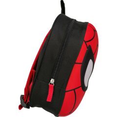 Spiderman 3D Kabartmalı Anaokulu Kreş ve Günlük Kullanım Çantası Örümcek Adam Sırt Çantası