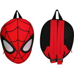 Spiderman 3D Kabartmalı Anaokulu Kreş ve Günlük Kullanım Çantası Örümcek Adam Sırt Çantası