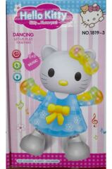 Hello Kitty Dans Eden Işıklı Müzikli Bebek Pilli sesli hareketli