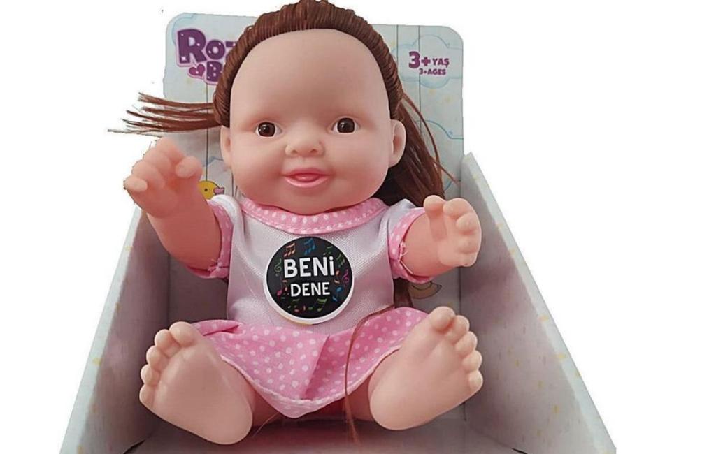 Oyuncak Bebek Roza TÜRKÇE Konuşan SAÇLI ET Bebek 23 CM