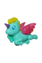 Ipli Çekmeli Pilli Işıklı Unicorn bebek oyuncak araba