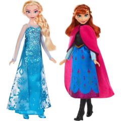 DZC KUZENLER AVM ALSA ANNA FROZEN DİSNEY KARLAR ÜLKESİ  3 LÜ SET 25 cm OYUNCAK BEBEK