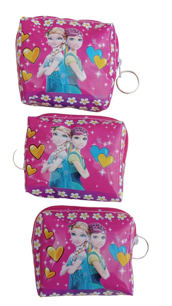 DZC KUZENLER AVM ELSA ANNA FROZEN BOZUK PARA CÜZDANI 3 LÜ SET KIZ ÇOCUK