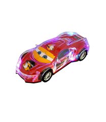 DZC KUZENLER AVM Cars Şimşek Mcqueen Araba Müzikli Işıklı Çarp Dön Oyuncak 23cm