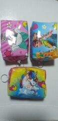 DZC KUZENLER AVM 3LÜ CÜZDAN SET LOL BEBEK FROZEN UNICORN