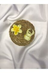 2'li Küçük Boy Lotus Çiçeği Mandal Toka 4.5 Cm