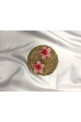 2'li Küçük Boy Lotus Çiçeği Mandal Toka 4.5 Cm