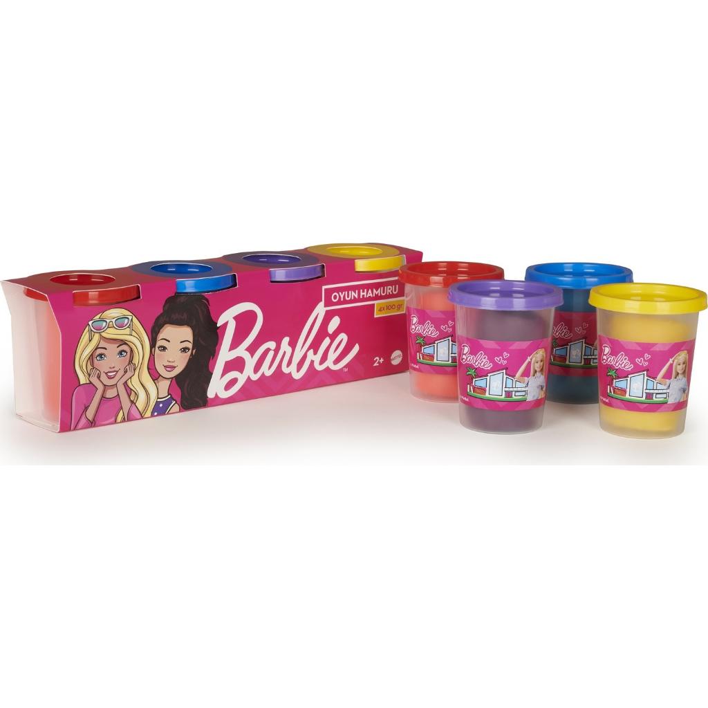 Barbie Oyun Hamuru 4'lü Paket - (4 x 100 gr)