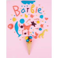 Barbie Oyun Hamuru 4'lü Paket - (4 x 100 gr)