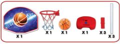 Ayaklı Basketbol Potası Seti oyuncak