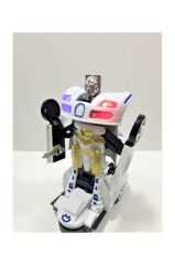 OTURAKCI Pilli Robota Dönüşen Polis Arabası Transformens