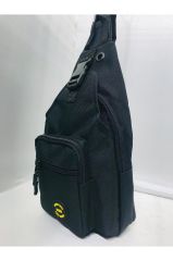 SEVENTEEN Unisex Siyah Çapraz Sırt Ve Göğüs Çantası Bodybag Çanta