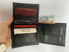 DZC KUZENLER AVM  Siyah Bozuk Para Bölmeli Hakiki Deri Erkek Cüzdan