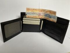 DZC KUZENLER AVM  Siyah Bozuk Para Bölmeli Haki Deri Erkek Cüzdan Cüzdan