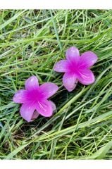2'li Küçük Boy Lotus Çiçeği Mandal Toka 4.5 Cm