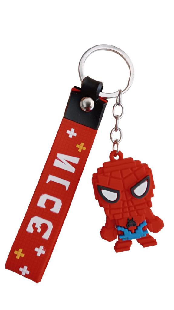 spderman mınecraft Karikatür Anime Figür PVC Bebek Anahtarlık  ÇANTA Süsü
