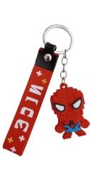 spderman mınecraft Karikatür Anime Figür PVC Bebek Anahtarlık  ÇANTA Süsü