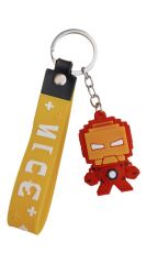 minecraft iron man Karikatür Anime Figür PVC Bebek Anahtarlık  ÇANTA Süsü