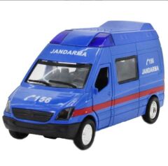 IŞIKLI SESLİ METAL CEKBIRAK 1/36 ÖLÇEK JANDARMA OYUNCAK