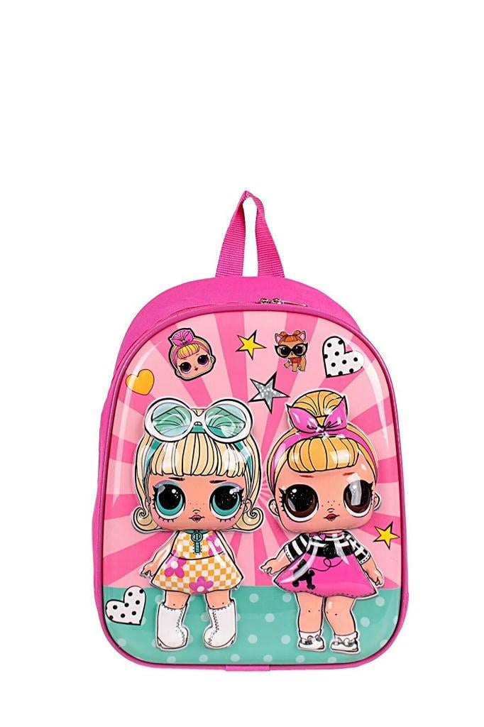 kreş & Anaokulu Çocuk Sırt okul Çantası lol bebek şimşek 3-6 Yaş 5d Kabartmalı 30CM