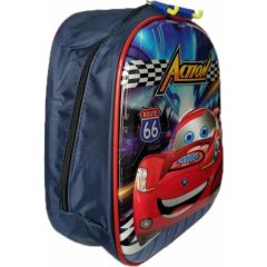kreş & Anaokulu Çocuk Sırt okul Çantası arabalı cars şimşek 3-6 Yaş 5d Kabartmalı 33CM