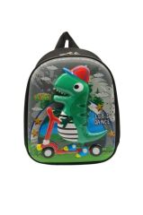 kreş & Anaokulu Çocuk Sırt okul Çantası dino dinazor 3-6 Yaş 5d Kabartmalı 33CM kırmızı