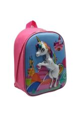 kreş & Anaokulu Çocuk Sırt Çantası pony at unıcorn Karakter 3-6 Yaş 5d Kabartmalı Okul Çantası 30CM