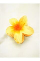 LOTUS MANDAL SAÇ TOKASI AKRİLİK PARLAK (SARI KREM)