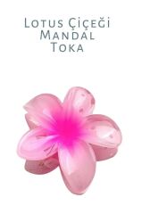 LOTUS MANDAL SAÇ TOKASI AKRİLİK PARLAK (lFUŞYA)