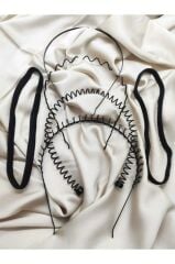 5 adet Sporcu Saç Bandı, Zigzag,taç Yaylıl,taç Taraklı Taç ,düz Tel Taç unisex toka