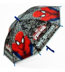 DZC KUZENLER AVM SPIDERMAN KARAKTERLİ ERKEK ÇOCUK ŞEMSİYESİ ÖRÜMCEK FİGÜRLÜ NAYLON ŞEMSİYE