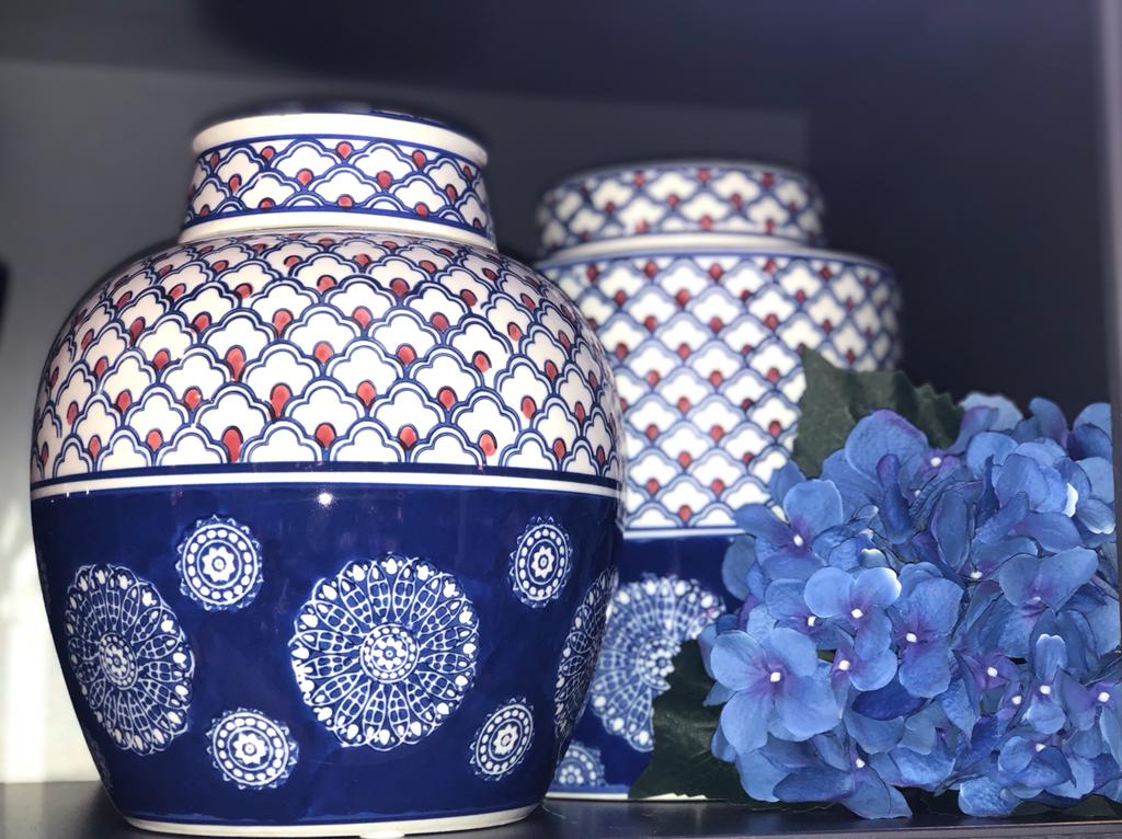 Desenli Küp 25cm
