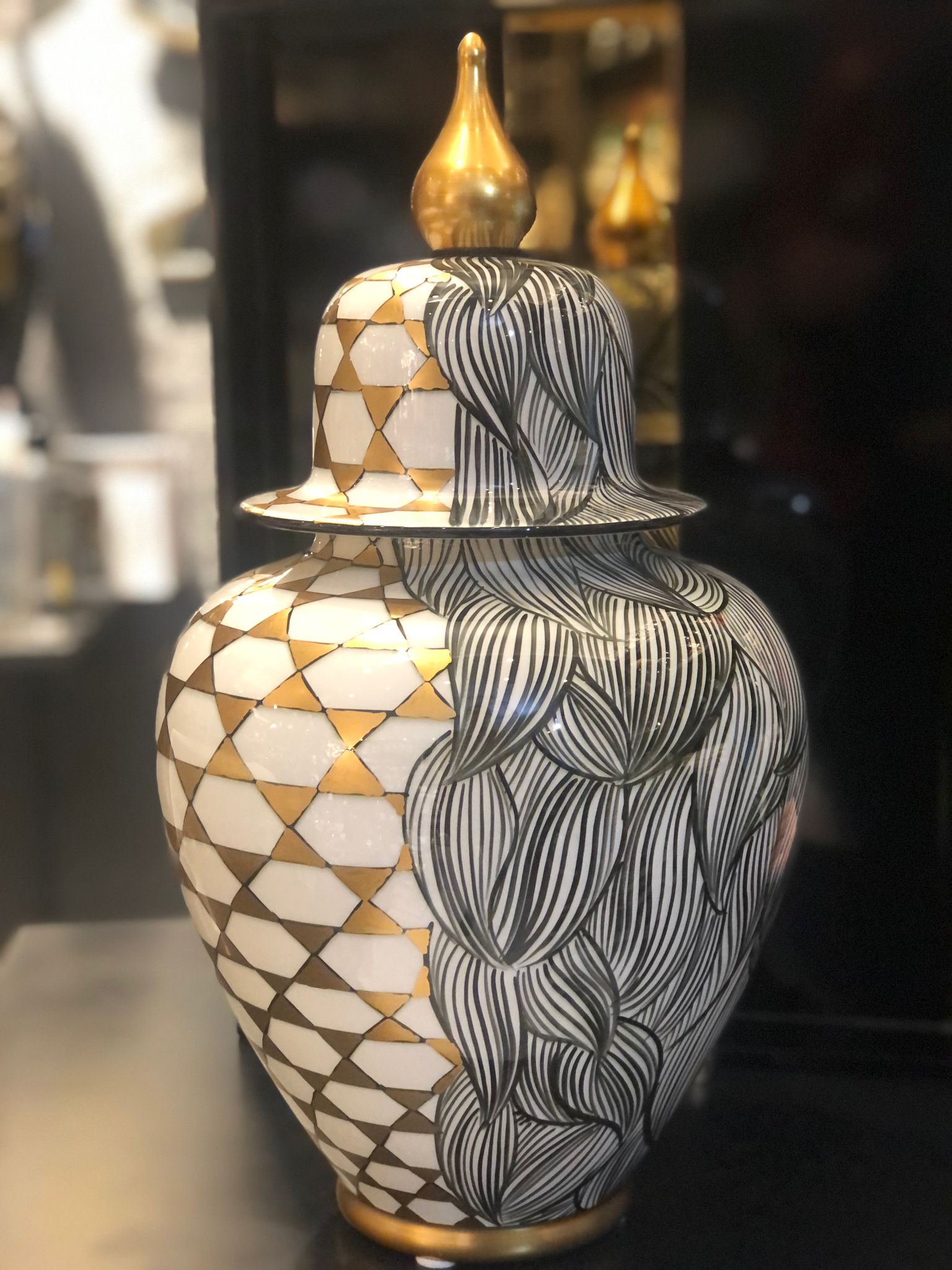 Mix Ottoman Modern Şah Küp 47cm