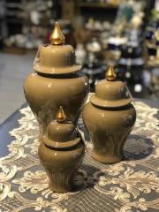 Koyu Vizon Şah küp 19cm
