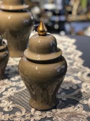 Koyu Vizon Şah küp 19cm