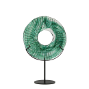 Cam Disk Yeşil Büyük 35 cm