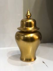 Gold Desenli Şah Küp 15 CM