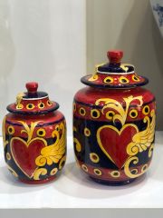Desenli Bal Küp Sicilya 15 cm