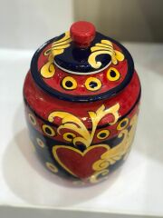 Desenli Bal Küp Sicilya Desen 20 cm.