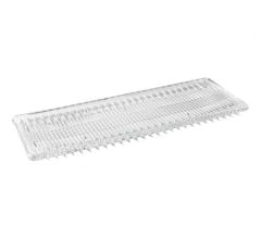 Büyük Dikdörtgen 2li Cam Servis Tabak 26x15x2cm