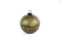 Green Gold Kapaklı Cam Mum Bergamot 12x13cm