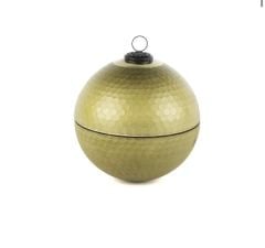 Green Gold Kapaklı Cam Mum Bergamot 18x19cm