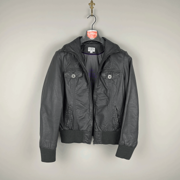 Tom Tailor Casual Leather Bomber Jacket XL Beden