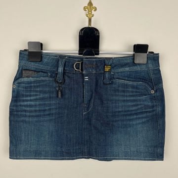 G-Star Raw 3301 Kadın Denim Mini Skirt 27 Beden