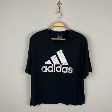 Adidas Kadın Oversize Bisiklet Yaka Tshirt XL Beden