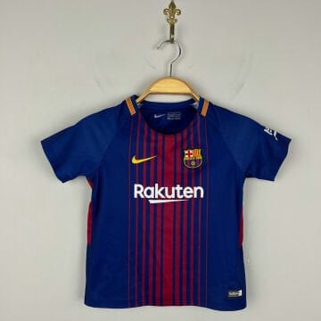 Nike Çocuk FC Barcelona 2017/18 İç Saha Forması M Beden