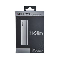 Hi-Level H-SLIM 256GB Speed Up To 530MB/S USB 3.2 Gen 2 Type-C Portable SSD HLV-HSLIM/256 Taşınabilir SSD